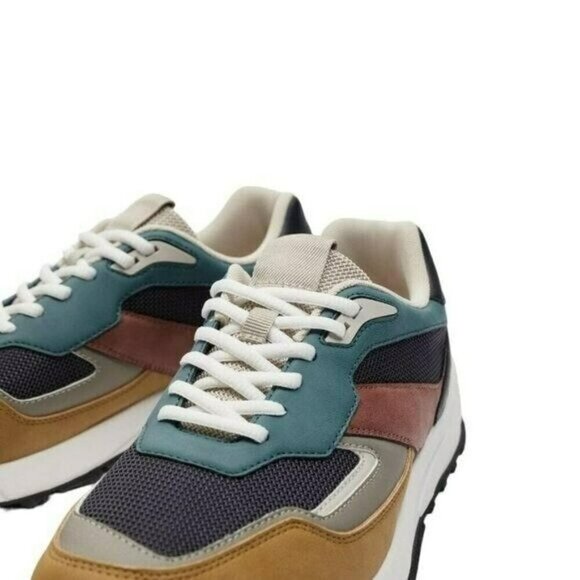 ZARA MULTI-PIECE RUNNING SHOES MULTICOLOR SIZE 11  2312/920/009 - Picture 1 of 5
